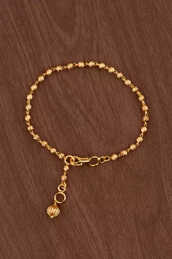 Anklets, bracelet and matti set one gram gold