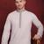 Men grey embroidered viscose rayon kurta pajama