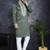 Men green embroidered cotton silk kurta pajama