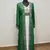 Green & White color Full Sleeves Handmade Two-Piece Jacket Style Moroccan Kaftan