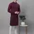 Men purple embroidered rayon kurta pajama