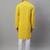 Men yellow embroidered rayon kurta pajama