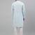 Men blue embroidered cotton kurta pajama