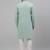 Men green embroidered cotton kurta pajama