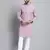 Men purple embroidered cotton kurta pajama