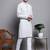 Men blue embroidered cotton kurta pajama
