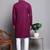 Men purple embroidered cotton kurta pajama