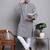 Men blue embroidered cotton kurta pajama