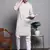 Men beige embroidered cotton kurta pajama