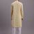 Men yellow embroidered cotton kurta pajama