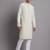Men yellow embroidered cotton kurta pajama