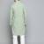 Men green embroidered viscose rayon kurta pajama