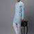 Men blue embroidered cotton kurta pajama