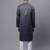 Men blue woven silk blend kurta pajama