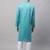 Men green solid cotton kurta pajama