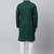 Men green embroidered cotton kurta pajama
