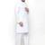 Men white solid cotton kurta pajama
