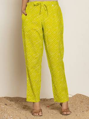  green ethnic motifs cotton straight kurta and trouser with dupatta set 5