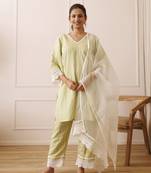 Seafoam green suit set