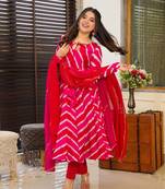 Women's designer lehariya suit sets
