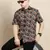 men's short sleeves floral multi shirt