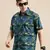 men's short sleeves abstract multi shirt