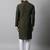 Men green embroidered cotton kurta pajama
