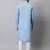 Men blue solid cotton kurta pajama