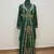 Green color Full Sleeves Handmade Moroccan Kaftan