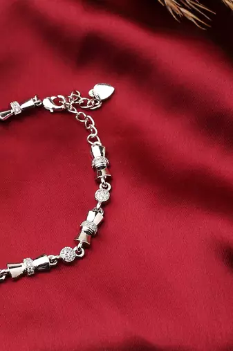 Silver Evil Eye Bracelet