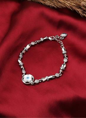 Silver Evil Eye Bracelet 3