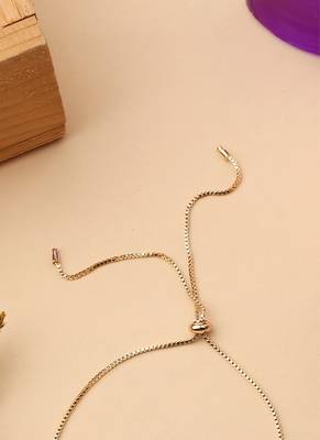 White Gold Beaded Bracelet 3