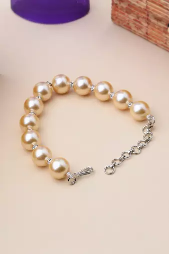 Gold Pearl Bracelet
