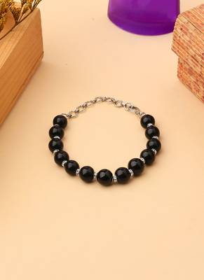 Black Beaded Bracelet 2