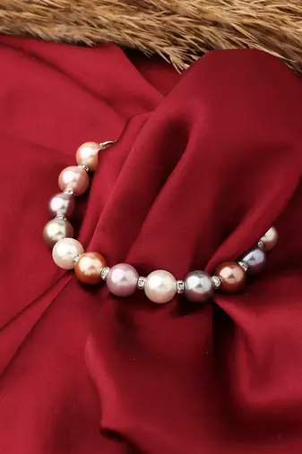 Multicolour Pearl Bracelet