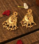 Gold Plated Heavy Earrings