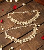 Kundan with Pearl Ear Chain