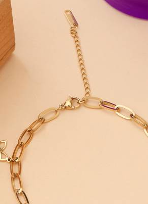 Golden Butterfly Necklace 4