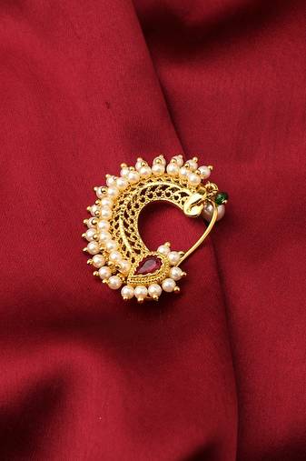 Traditional Multicolour Nose Ring