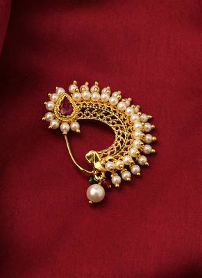Traditional Multicolour Nose Ring 3