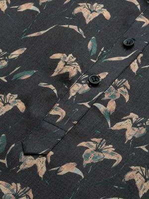 Men's designer & stylish printed traditional cotton kurta & pajama set by sanwara 4