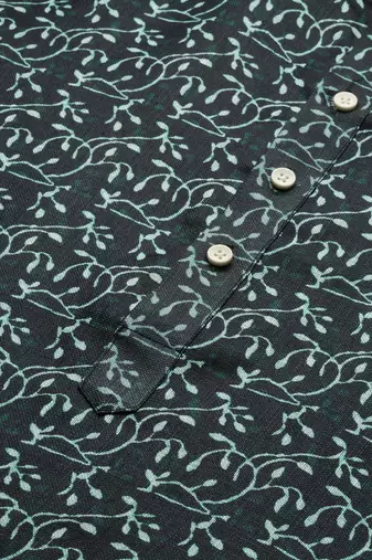 Men's designer & stylish printed traditional cotton kurta & pajama set by sanwara