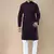 Sanwara men's ethnic woven cotton silk kurta & pajama set