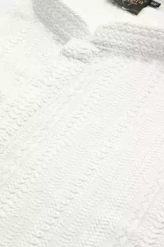 Unleash your style with men's off white cotton chikankari designer kurta set by sanwara