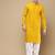 Unleash your style with men's mustard cotton sequins kurta set by sanwara