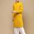 Unleash your style with men's mustard cotton sequins kurta set by sanwara