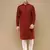 Unleash your style with men's maroon cotton chikankari designer kurta set by sanwara