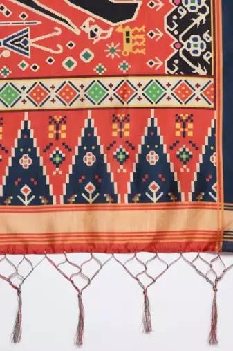 Cream Semi-Stitched Lehenga Choli Set With Dupatta
