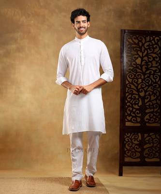 Sadabahar surukh cotton hand block bandi set 4
