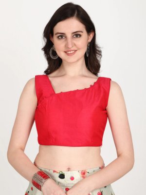 White Satin Silk Lehenga Choli Set With Dupatta 4